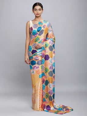 Honeycomb Haven Saree
