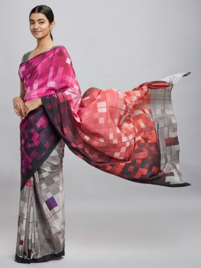 Pixel Play Saree