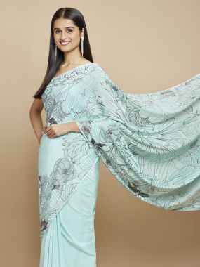 Festive Florals Saree