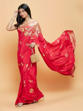 Golden Boughs Saree