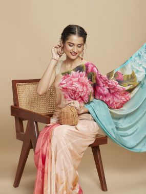 Peony Paradise Saree