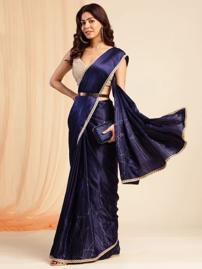 Gilded Twilight Saree