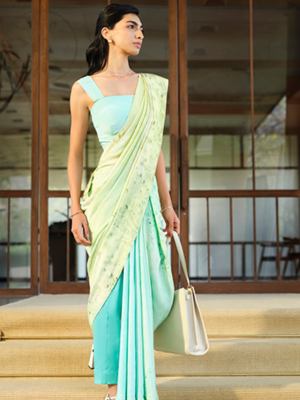 Winter Whisper Saree