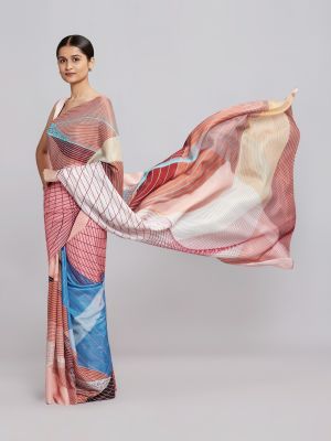 Spatial Symmetry Saree
