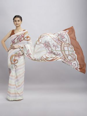 Floral Fantasy Saree