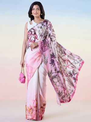 Vintage Woodland Saree