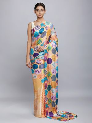 Honeycomb Haven Saree