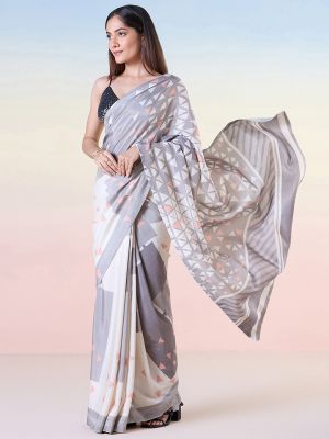 Graphic Noir Saree