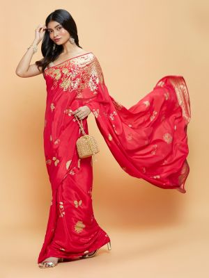 Golden Boughs Saree