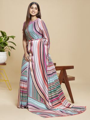 Linear Carousel Saree