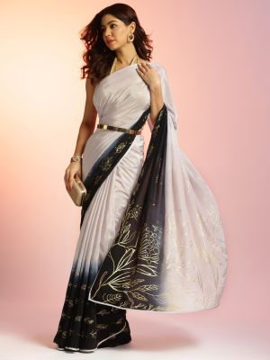 ombre bloom Saree