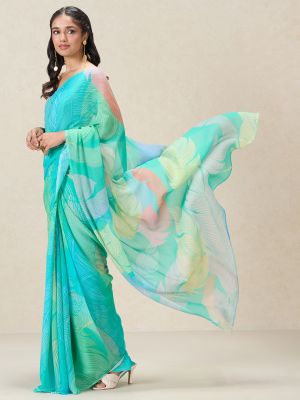 Floating Feathers Saree