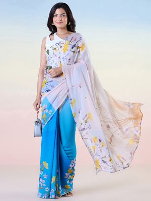 Blooming Meadows Saree
