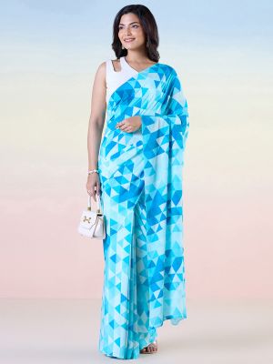 Mirror Burst Saree