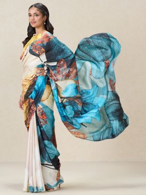 Floral Symphony Saree