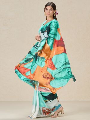 Floral Symphony Saree