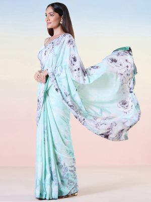 Oriental Landscape Saree