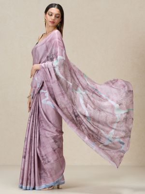 Geo Grids Saree