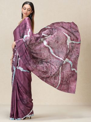 Geo Grids Saree