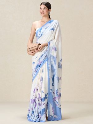 Indigo Intrigue Saree