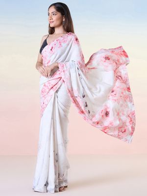 Oriental Landscape Saree