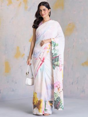 Skyline Serenade Saree