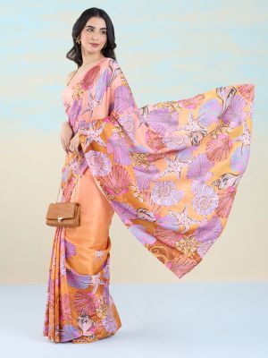 Seashell Serenade Saree