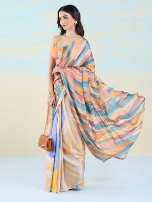 Oceanic Rhythm Saree