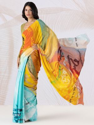 Spiritual Strokes Saree