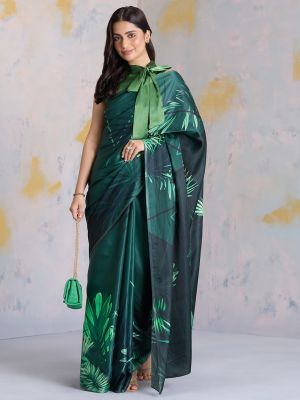 Tropical Bouquet Saree