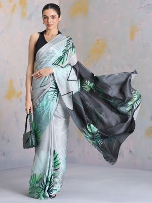 Tropical Bouquet Saree