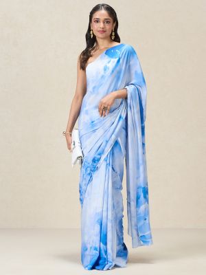 Fuzzy Flowers Saree