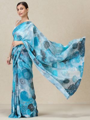 Bioluminescence Saree