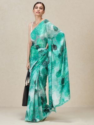 Bioluminescence Saree
