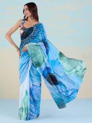 Floral Fantasy Saree