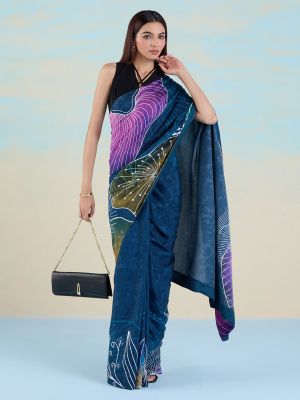 Neon Fantasia Saree