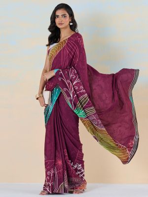 Neon Fantasia Saree