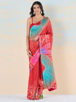 Neon Fantasia Saree