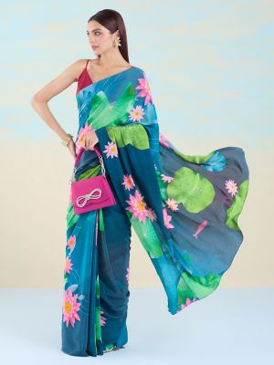 Lotus Serenade Saree