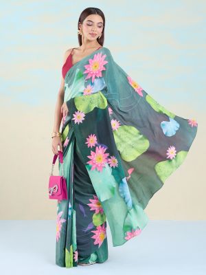 Lotus Serenade Saree