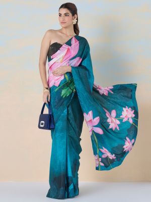 Lotus Whisper Saree