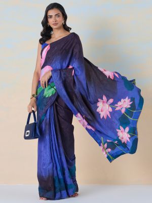 Lotus Whisper Saree