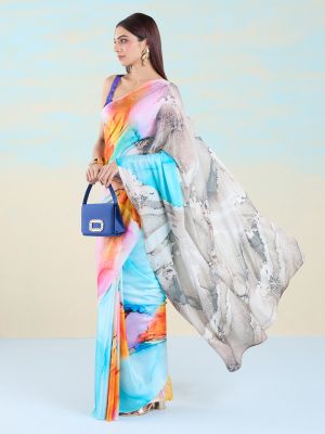 Doodle Delight Saree