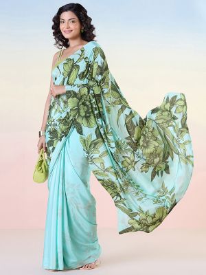 Abstract Paradise Saree