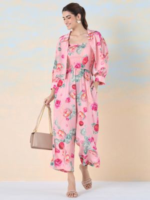 Shirted Blossom Jumpsuit