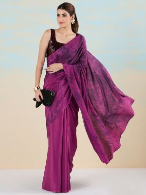 Shimmery Abstracts Saree