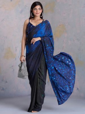 Celestial Meadows Saree