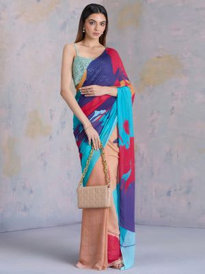Colourful Symphony Saree