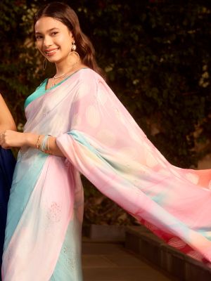 Foil Fusion Saree