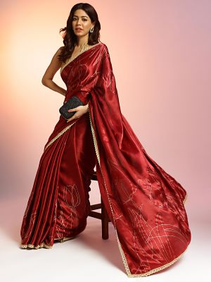 Golden Twilight Saree